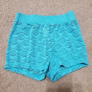NWOT Cat & Jack Little Girls Scalloped Shorts